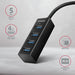 EAN 8595247905628 - Axagon HUE-M1A hub de interfaz USB 3.2 Gen 1 (3.1 Gen 1) Type-A 5000 Mbit/s Negro imagen 2