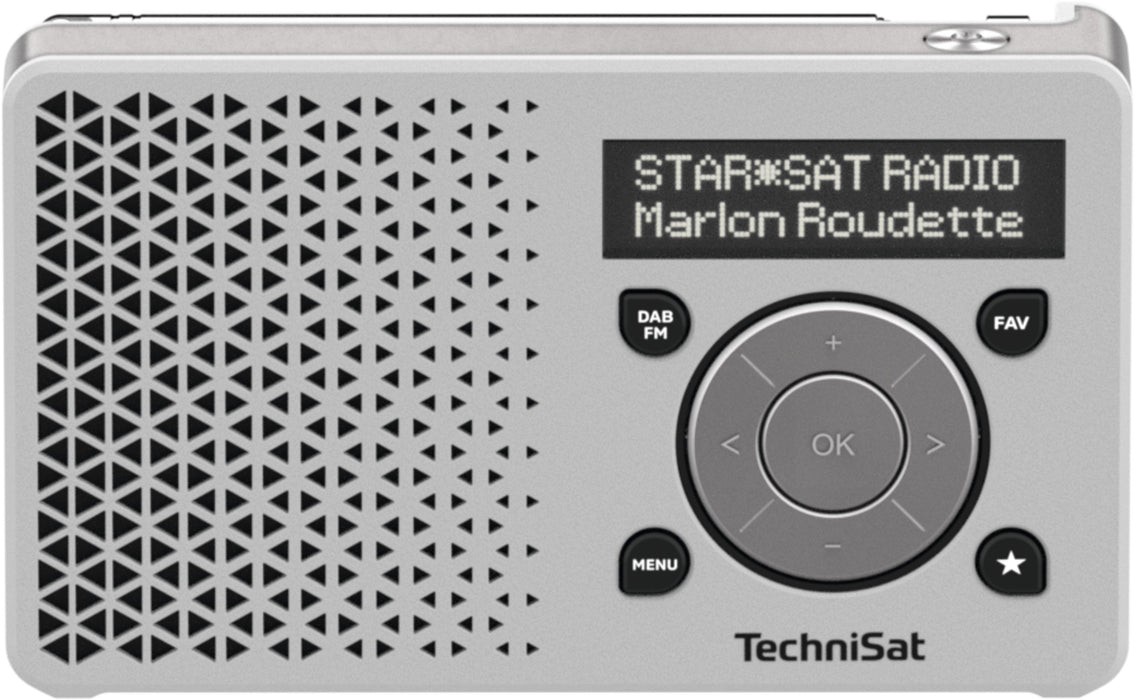 EAN 4019588149977 - TechniSat DigitRadio 1 Portátil Digital Plata, Blanco imagen 2