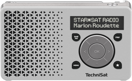 EAN 4019588149977 - TechniSat DigitRadio 1 Portátil Digital Plata, Blanco imagen 2