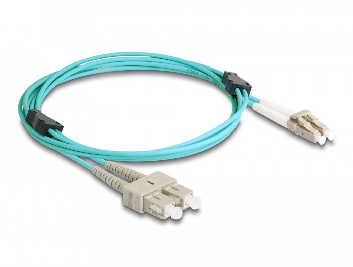 EAN 4043619879113 - DeLOCK 87911 Cable de fibra óptica e InfiniBand Color aguamarina imagen 1
