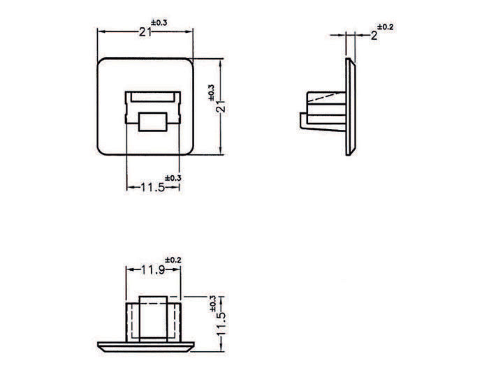 EAN 4043619640195 - DeLOCK 64019 tapa de seguridad para enchufe RJ-45 Blanco 10 pieza(s) imagen 2