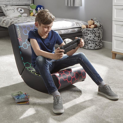 EAN 94338513028 - X Rocker Neo Hex Edition Silla gaming Asiento acolchado tapizado Negro imagen 2
