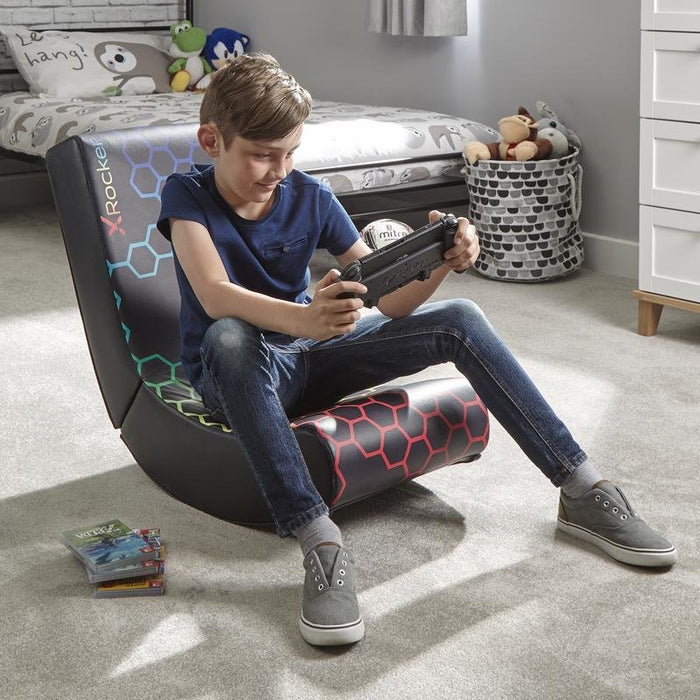 EAN 94338513028 - X Rocker Neo Hex Edition Silla gaming Asiento acolchado tapizado Negro imagen 2