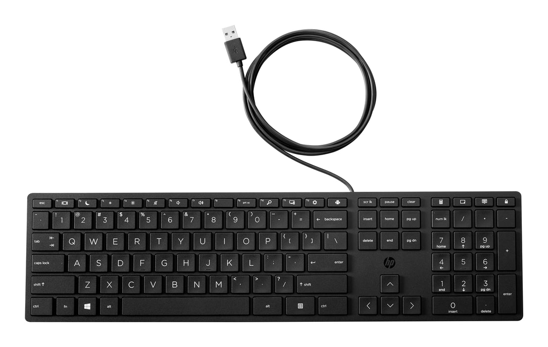 EAN 0194721888327 - HP 320K Wired Keyboard teclado Oficina USB Negro imagen 1