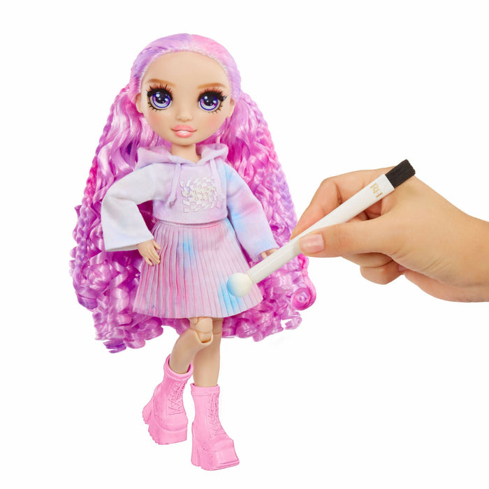 EAN 0035051507581 - Rainbow High WaterColor & Create Dolls- Purple Eyes imagen 4
