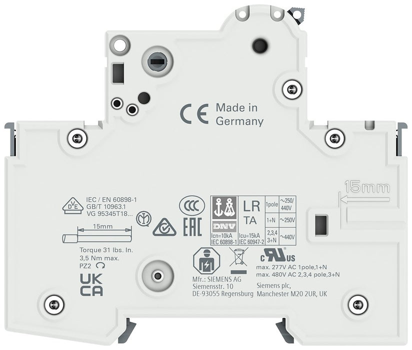 EAN 4001869181394 - Siemens 5SY4116-7 corta circuito 1 imagen 3