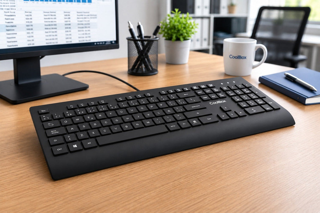 EAN 8436624423628 - CoolBox COO-TEC01-U teclado Hogar / Oficina QWERTY Español Negro imagen 6