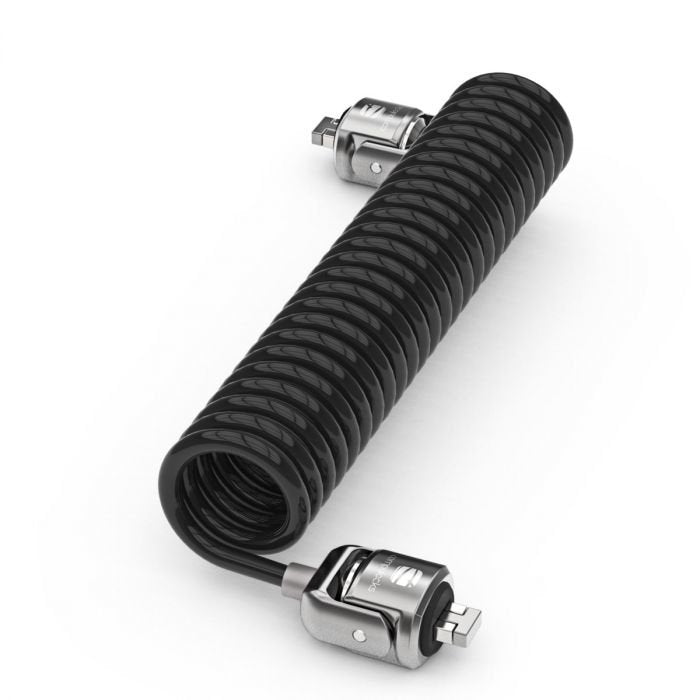 EAN 0819472022973 - Compulocks Dual Head Coiled Cable Keyed Lock cable antirrobo Negro imagen 2