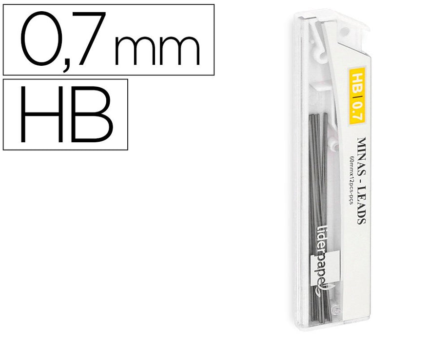 EAN 8423473358225 - Liderpapel MG02 mina de repuesto HB Gris imagen 1