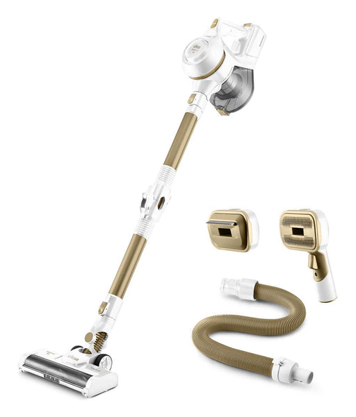 EAN 8422160059858 - Ufesa U3 Digital Pet Aspiradora escoba 2 en 1 Batería Secar Sin bolsa 0,8 L Oro, Blanco 2,2 Ah imagen 1