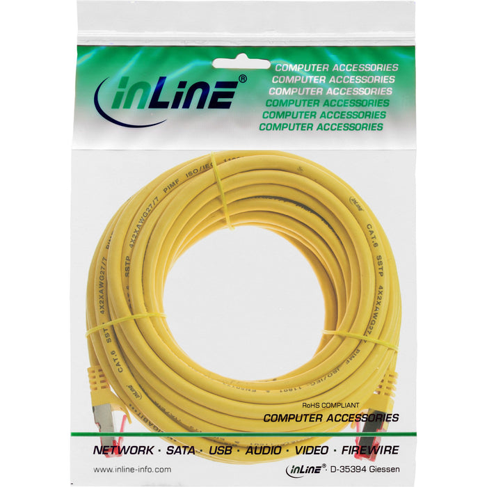 EAN 4043718206650 - InLine 76907Y cable de red Amarillo 7,5 m Cat6 S/FTP (S-STP) imagen 3