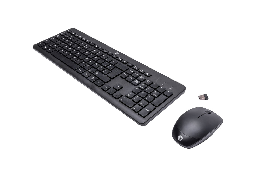 EAN 195122118686 - HP 230 Wireless Mouse and Keyboard Combo teclado Ratón incluido Oficina RF inalámbrico AZERTY Belga Negro imagen 2