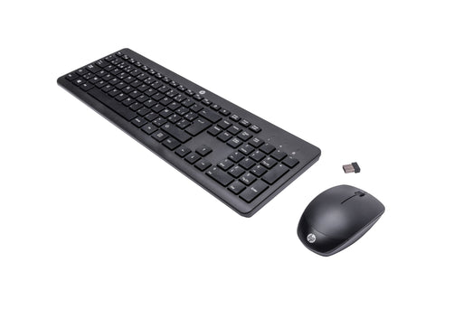 EAN 195122118686 - HP 230 Wireless Mouse and Keyboard Combo teclado Ratón incluido Oficina RF inalámbrico AZERTY Belga Negro imagen 2