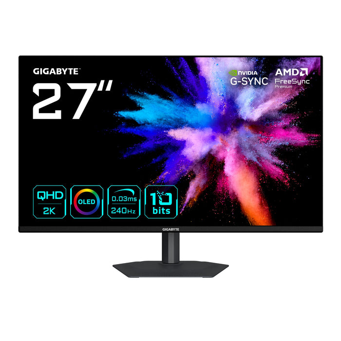 EAN 4719331873974 - GIGABYTE GO27Q24A pantalla para PC 68,6 cm (27") 2560 x 1440 Pixeles Quad HD QD-OLED Negro imagen 1