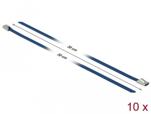 EAN 4043619187942 - DeLOCK 18794 presilla Acero Azul 10 pieza(s) imagen 2