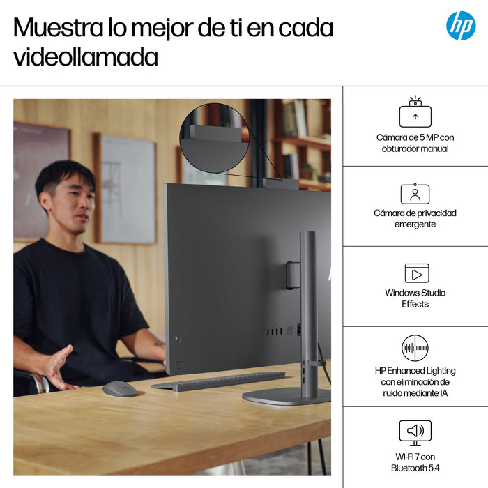 EAN 199896764988 - HP OmniStudio X All-in-One Desktop Next Gen AI 32-c1009ns PC Copilot+ PC Intel Core Ultra 7 258V 80 cm (31 imagen 9