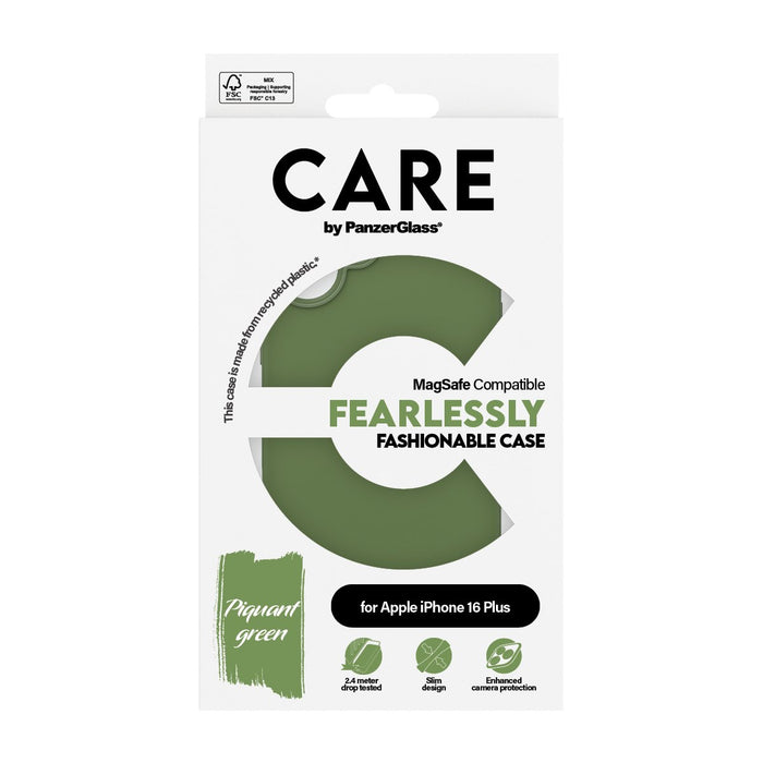 EAN 5715685004520 - PanzerGlass CARE™ by ® Case Green w. MagSafe iPhone 16 Plus funda para teléfono móvil Verde imagen 3