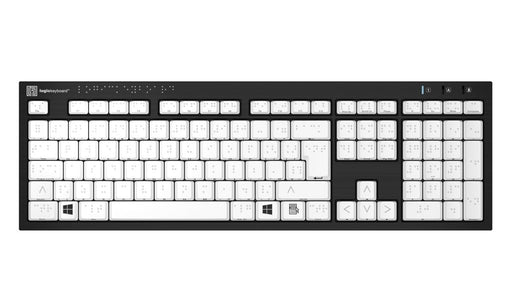 EAN 5707795021276 - Logickeyboard LKB-BRAILLE-BJPU-FR teclado Médico USB AZERTY Francés Negro, Blanco imagen 1