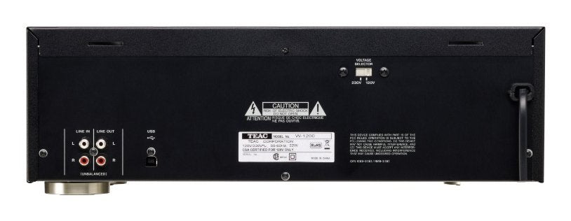 EAN 4907034221967 - TEAC W-1200 Pletina de casete 2 cubierta(s) Negro imagen 2