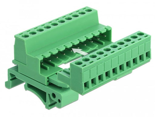 EAN 4043619660827 - DeLOCK 66082 bloque de terminales 10-pin Verde imagen 2