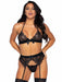 EAN 0714718555249 - Leg Avenue 81631_00101 conjunto de ropa interior y bodi Negro imagen 4