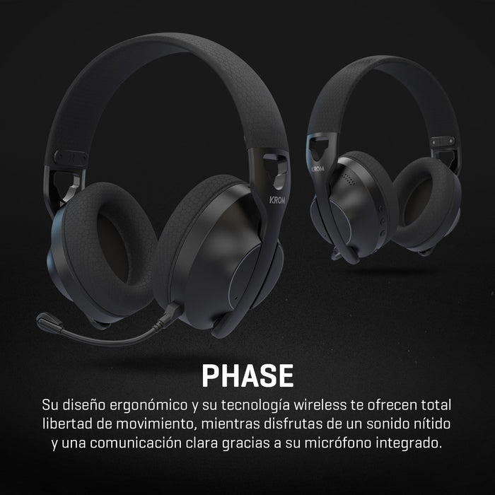 EAN 8436587976667 - Krom Phase Inalámbrico y alámbrico Diadema Juego USB Tipo C Bluetooth imagen 10
