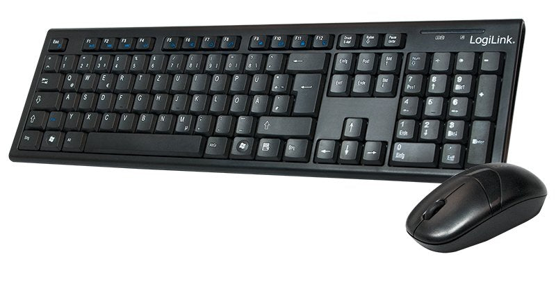 EAN 4052792003543 - LogiLink ID0104 teclado Ratón incluido Oficina RF inalámbrico QWERTZ Negro imagen 2