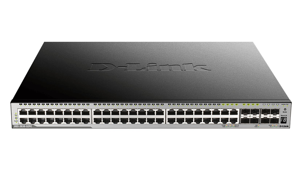 EAN 0790069472114 - D-Link DGS-3630-52TC/SI/E switch Gestionado L3 Gigabit Ethernet (10/100/1000) 1U Negro imagen 1