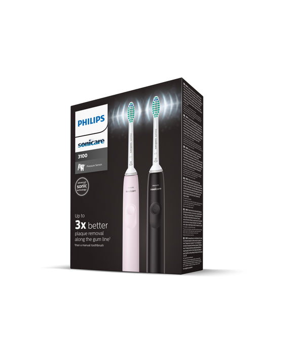 EAN 8710103985693 - Philips Sonicare 3100 series HX3675/15 cepillo eléctrico para dientes Adulto Cepillo dental sónico Negro, imagen 6
