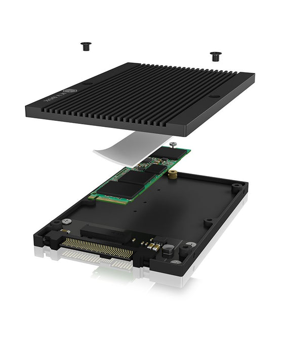 EAN 4250078171164 - ICY BOX IB-M2U04 Caja externa para unidad de estado sólido (SSD) Negro 2.5" imagen 8