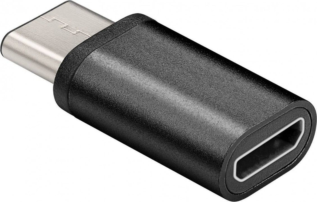 EAN 4040849566356 - Goobay 56635 cambiador de género para cable USB-C USB 2.0 Micro-Buchse (Typ B) Negro imagen 1