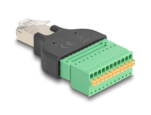 EAN 4043619662432 - DeLOCK 66243 cambiador de género para cable 11 pin terminal block Negro, Verde imagen 2