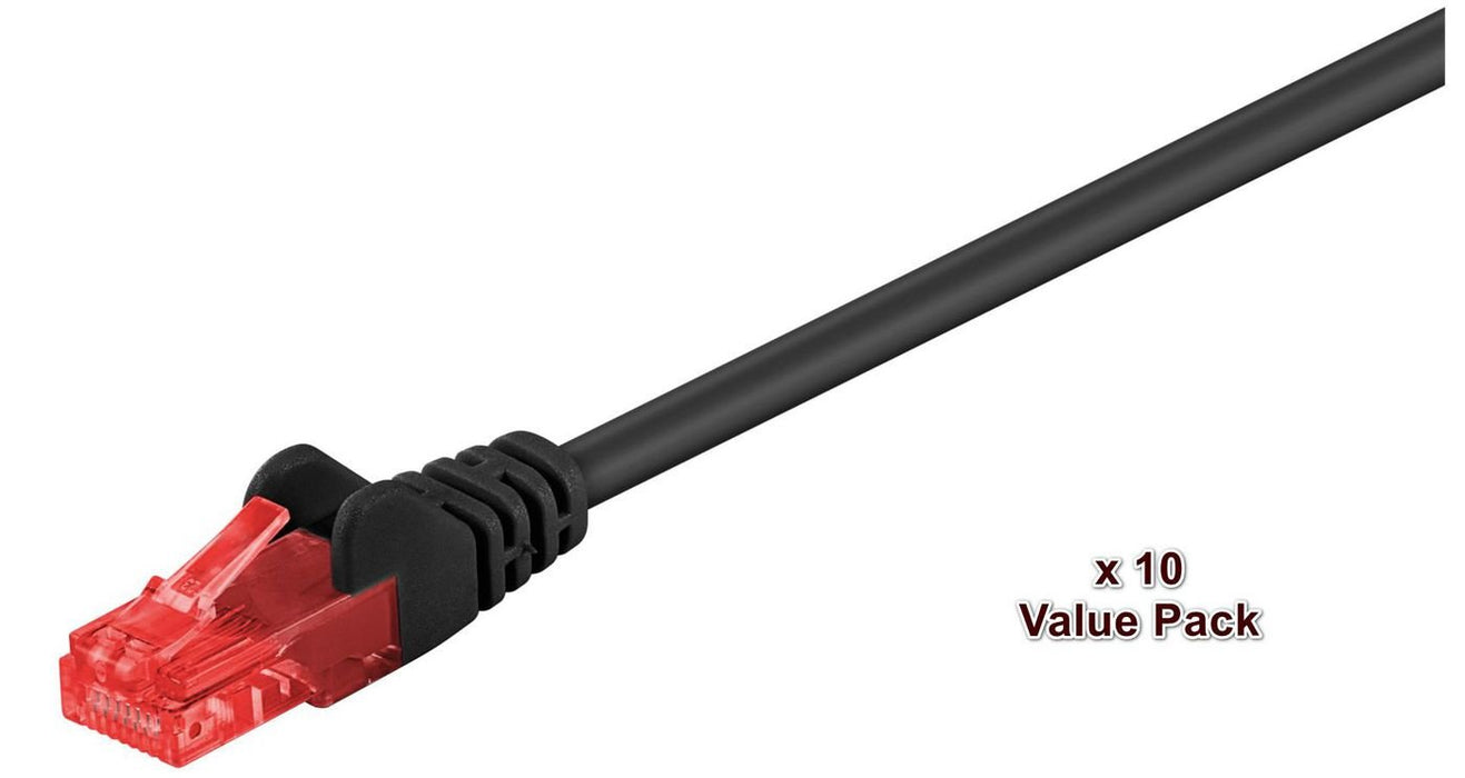 EAN 5711783229322 - Microconnect V-UTP6005SVP cable de red Negro 0,5 m Cat6 U/UTP (UTP) imagen 1