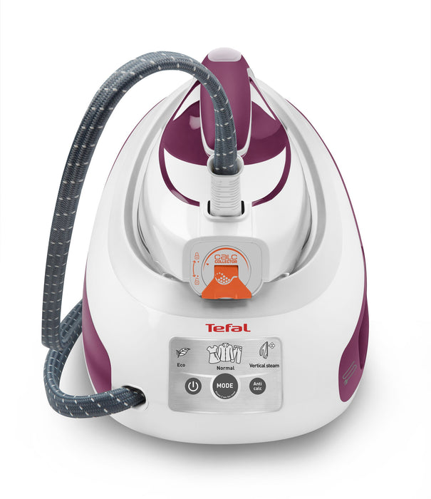 EAN 3121040069509 - Tefal Express Anti-Calc SV8054 2800 W 1,8 L Suela de Durilium Púrpura, Blanco imagen 2