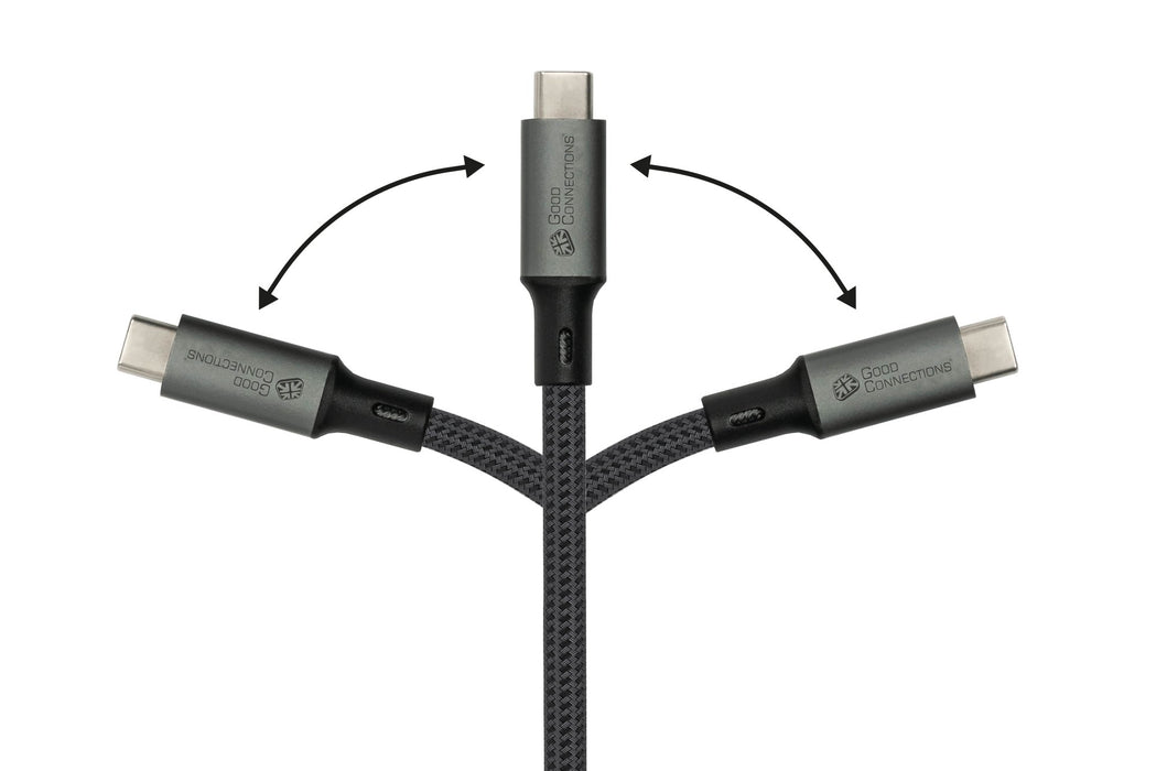 EAN 4014619881413 - Alcasa 2404-TK018A cable USB USB4 Gen 3x2 1,8 m USB C Grafito imagen 4
