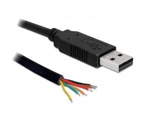 EAN 4043619831166 - DeLOCK 83116 cable de serie Negro 1,8 m USB tipo A DB-9 imagen 1