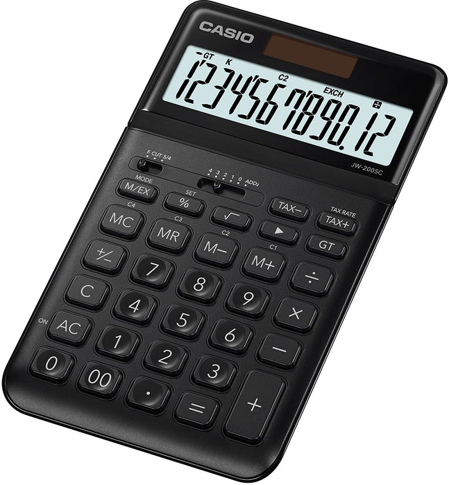 EAN 4549526612541 - Casio JW-200SC-BK calculadora Escritorio Calculadora básica Negro imagen 1