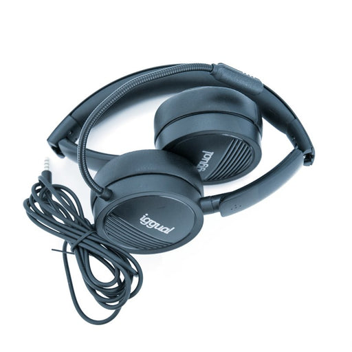 EAN 8435364317075 - iggual IGG317075 auricular y casco Alámbrico Diadema Juego Negro imagen 2