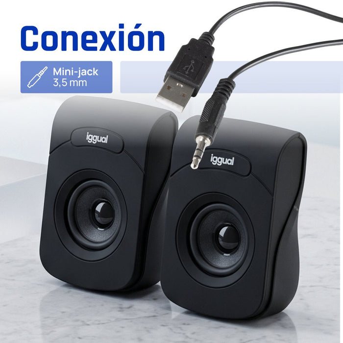 EAN 8435364316993 - iggual IGG316993 altavoz Negro Alámbrico 3 W imagen 5