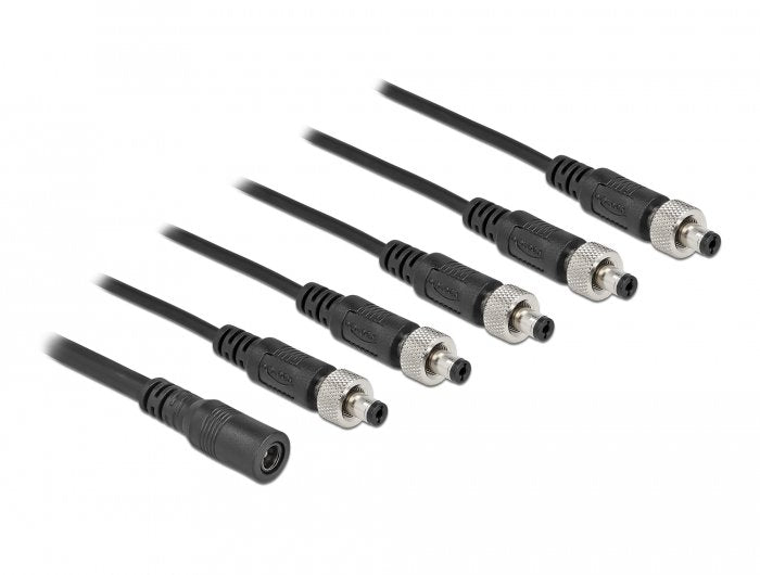 EAN 4043619865901 - DeLOCK 86590 cable divisor y combinador Divisor de señal para cable coaxial Negro imagen 2
