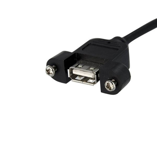 EAN 0065030835428 - StarTech.com 30 cm Inbouwpaneel USB Kabel - USB A naar Moederbord Aansluitkabel F/F cable USB 0,3 m Negro imagen 2