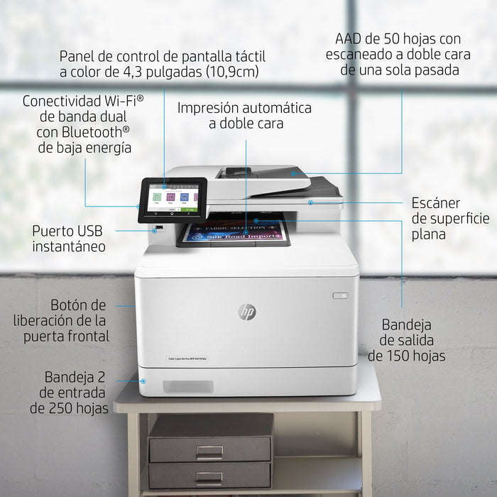 EAN 0192018996632 - HP Color LaserJet Pro MFP M479fnw Laser A4 600 x 600 DPI 27 ppm Wifi imagen 4