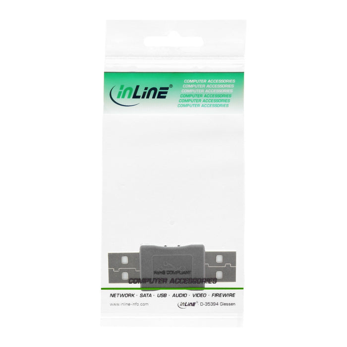 EAN 4043718014118 - InLine 33441 cambiador de género para cable USB 2.0 A male USB 2.0 A Beige imagen 2