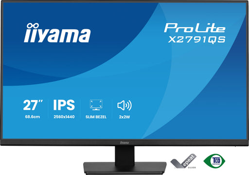EAN 4948570127436 - iiyama ProLite X2791QS-B1 pantalla para PC 68,6 cm (27") 2560 x 1440 Pixeles Quad HD LED Negro imagen 2