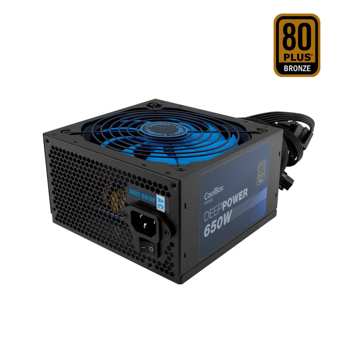 EAN 8436556145339 - CoolBox DeepPower BR-650 unidad de fuente de alimentación 20+4 pin ATX Negro imagen 1