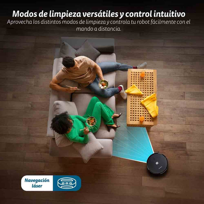 EAN 8426156018508 - Grunkel I-DANCERTURBOBRUSH aspiradora robotizada 0,25 L Negro imagen 2