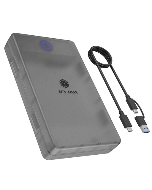 EAN 4250078172598 - ICY BOX Spade Base 388 Carcasa de disco duro/SSD Negro, Transparente 2.5/3.5" imagen 1
