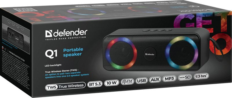 EAN 4745090820225 - Defender BEATBOX 20 Altavoz portátil estéreo Negro 20 W imagen 11