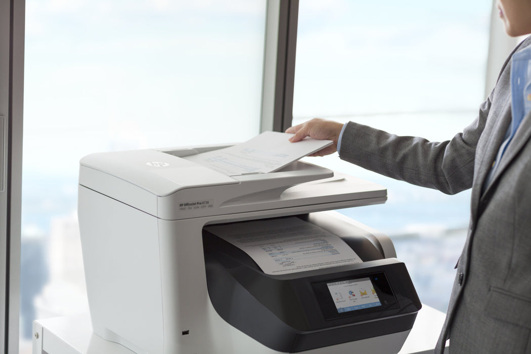EAN 0889894310675 - HP OfficeJet Pro 8730 All-in-One Printer Inyección de tinta térmica A4 2400 x 1200 DPI 24 ppm imagen 6