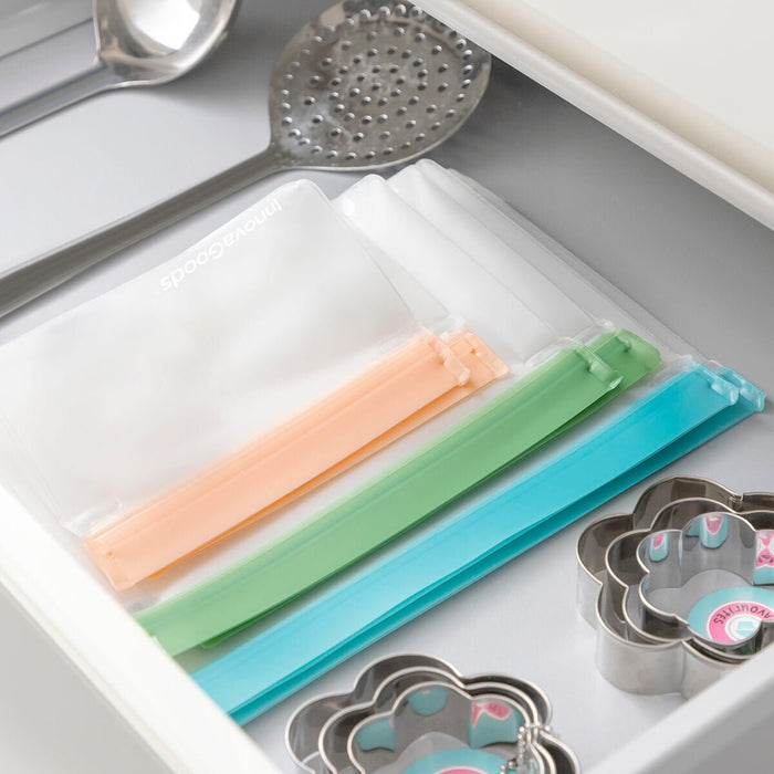 EAN 8435527817282 - InnovaGoods 8435527817282 bolsa para almacenamiento de alimentos 6 pieza(s) Transparente imagen 8